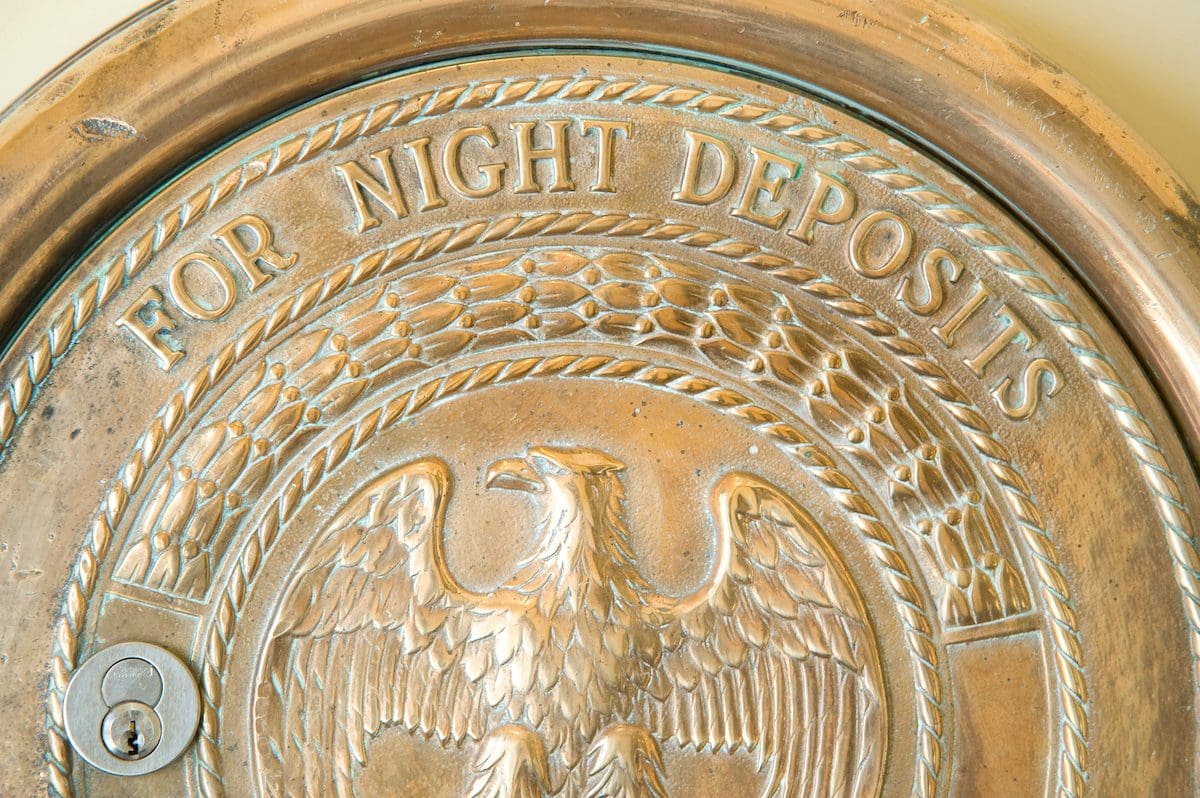 historic night deposit box