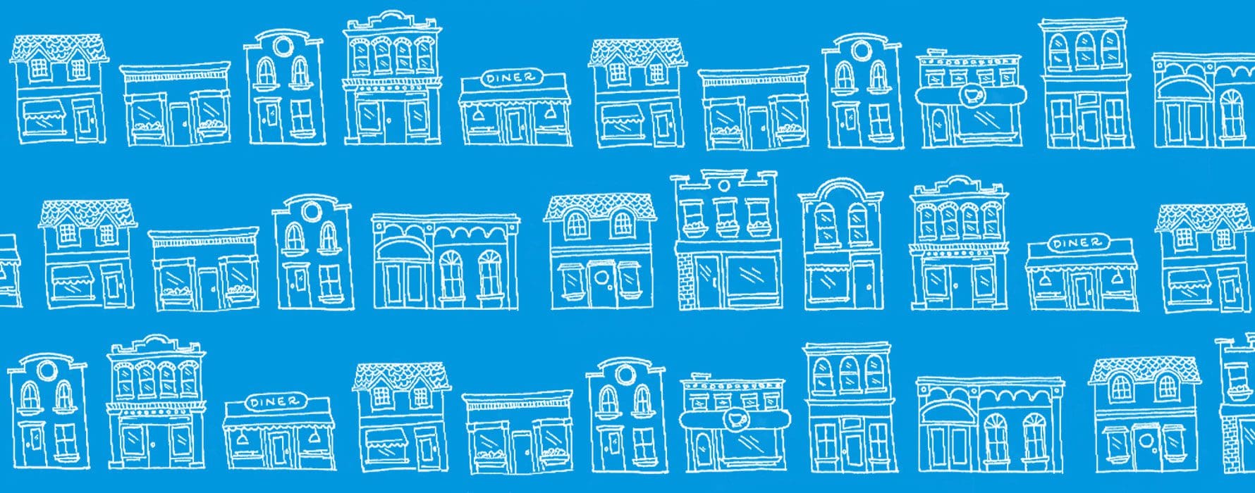 stores in a line graphic