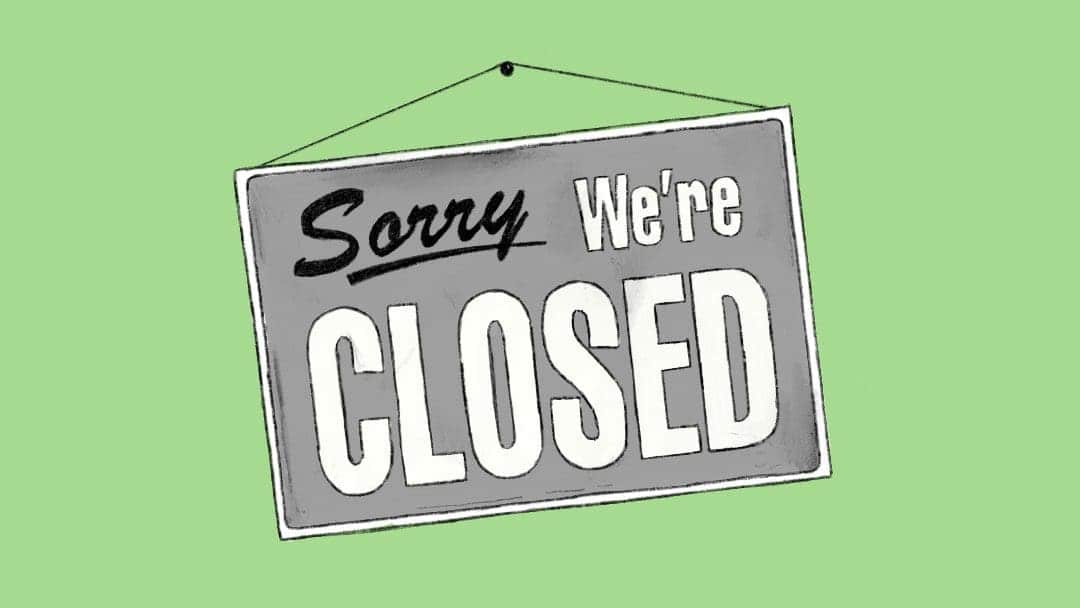 disability-insurance-spot graphic showing closed sign